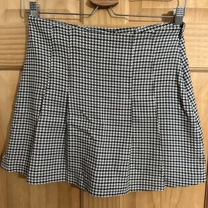 Zara checkered skort